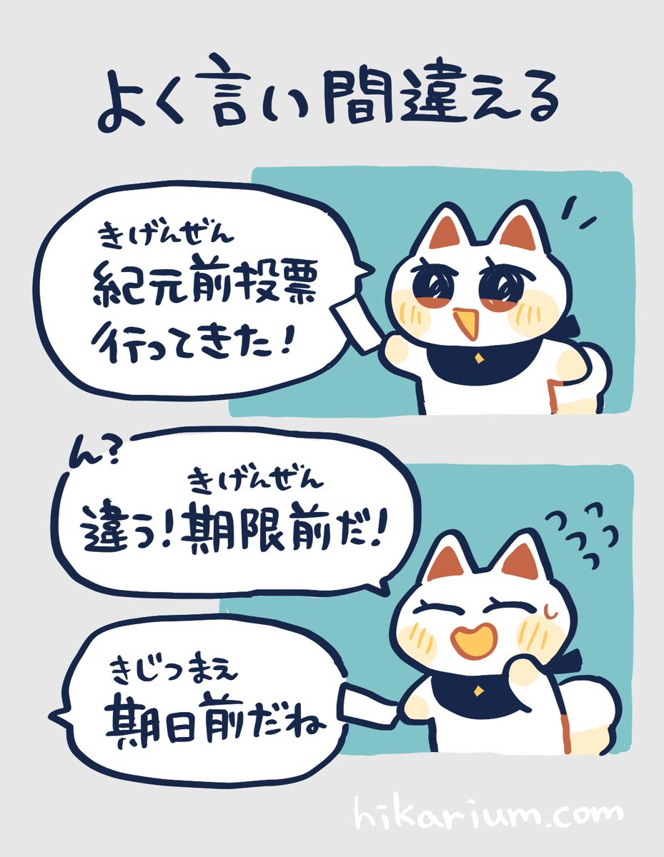 期日前投票行ってきました〜! 