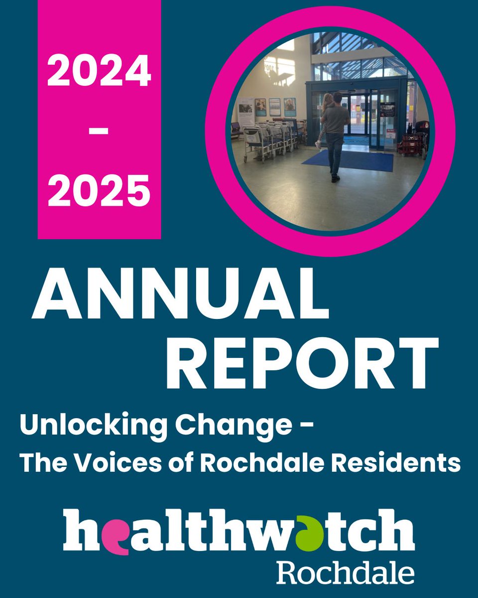 “The impact that local Healthwatch have is vitally important, changing the health and care landscape &amp; making sure that people's views are central to making care better”
 Louise Ansari, Chief Executive, Healthwatch England
Read our  Annual Report here: 
ow.ly/CZWt50Wk4ce