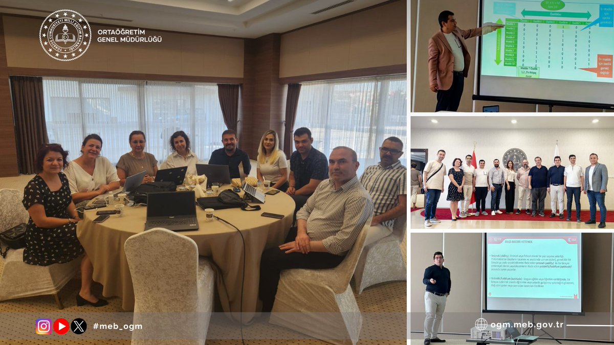 📚 Türkiye Yüzyılı Maarif Modeli kapsamında "Beceri Temelli Ölçme ve Değerlendirme Çerçevesinin Belirlenmesi" planlama çalıştayı, Genel Müdürümüz Sn. Halil İbrahim Topçu’nun katılımıyla  4-6 Temmuz 2025 tarihlerinde Ankara'da gerçekleştirildi.

📌 Ölçme ve değerlendirme