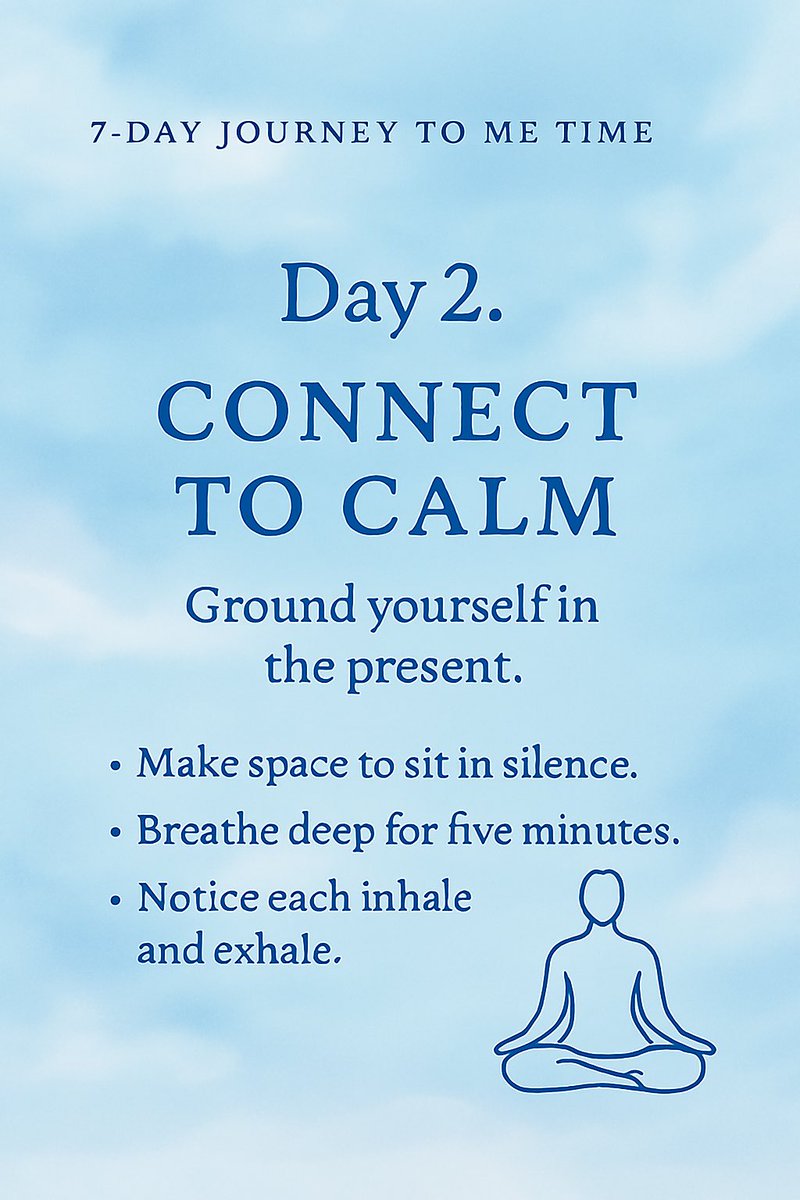 wellbeingmantra's tweet image. Day 2: Connect to calm
“ Let each breath brings clarity and peace”.

#MeTimeMagic 
#SelfLoveJourney
#PauseWithPurpose
#SoulfulStillness
#InnerPeaceDaily
#GentleSelfCare
#MindfulMoments