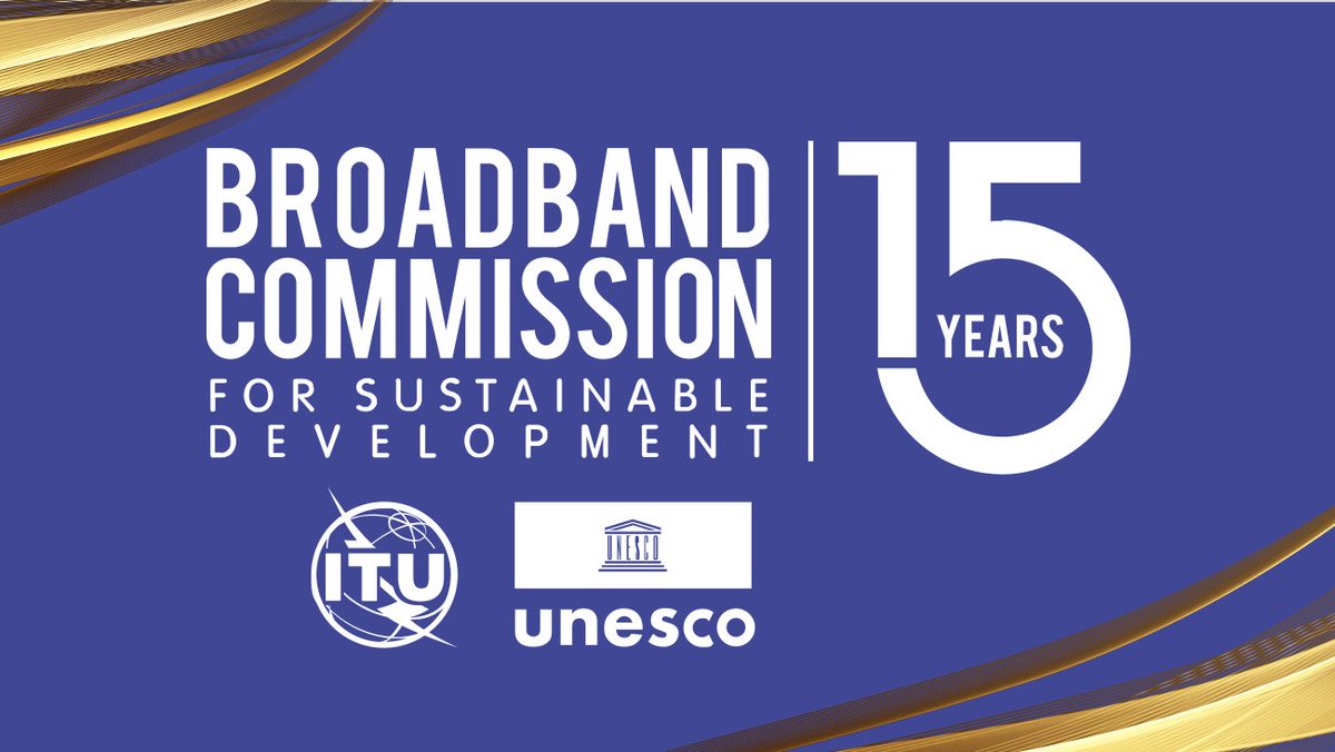 UNBBCom's tweet image. Today, the @UNBBCom is convening at @ITU HQ in Geneva, where it was first established, for a special anniversary meeting.
Stay tuned for updates
broadbandcommission.org/event/special-…