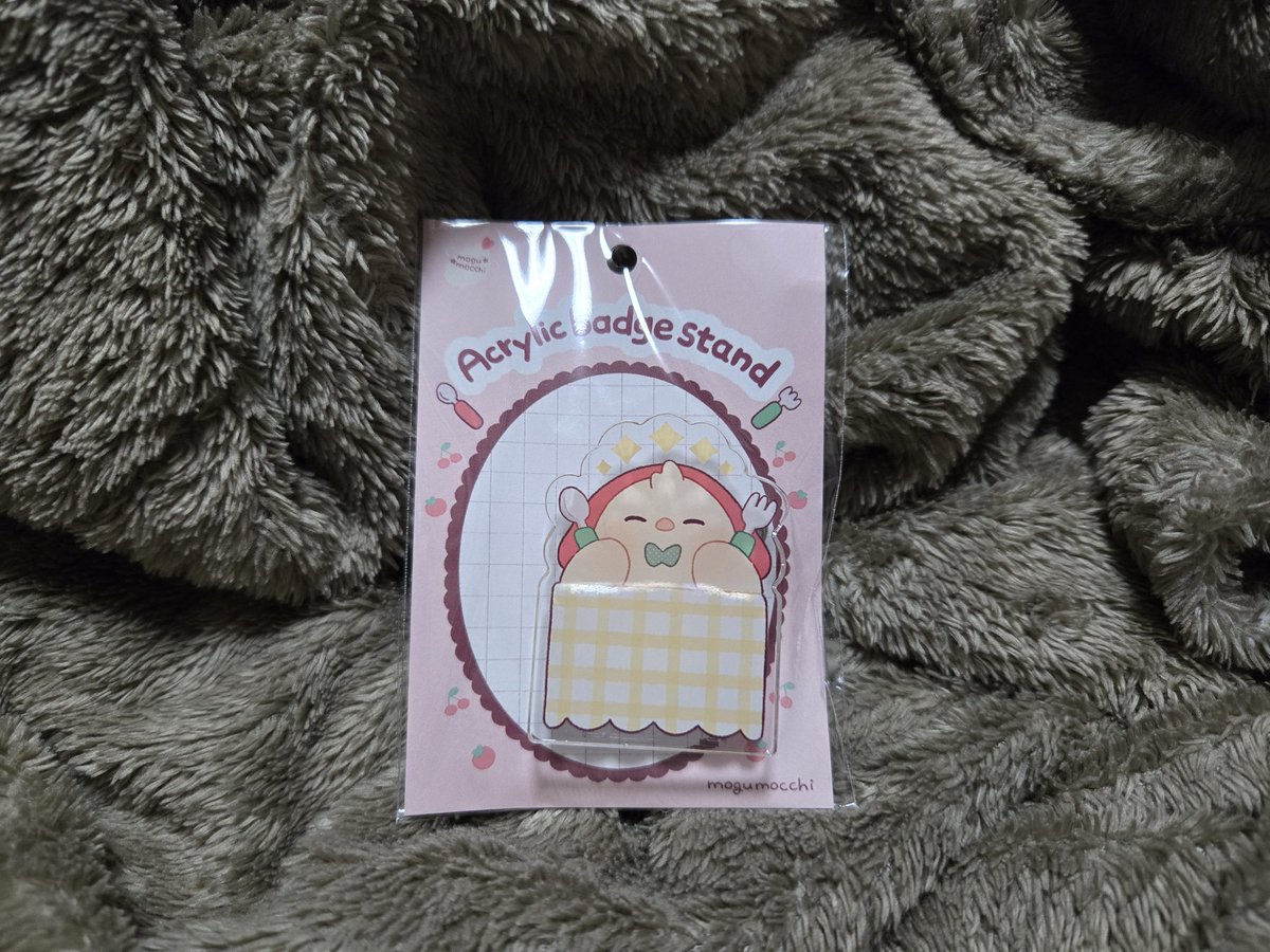 デザフェス戦利品
もぐもっちの商品購入しました
コミティアで知って今回改めて
グッズ購入出来て良かったです！
おむぴよ可愛い
<a href="/mogumocchi06/">もぐもっち🍡</a>