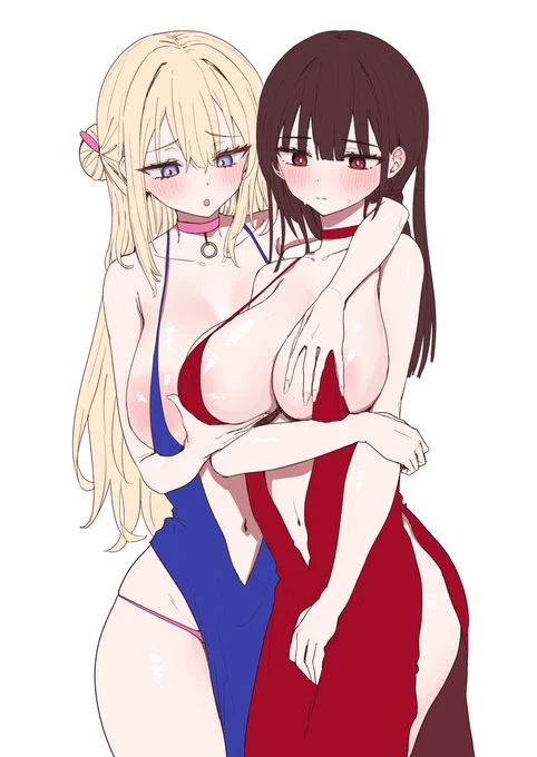 次回作、エッチドレスレズ風俗百合です。 FANZA: DLsite: