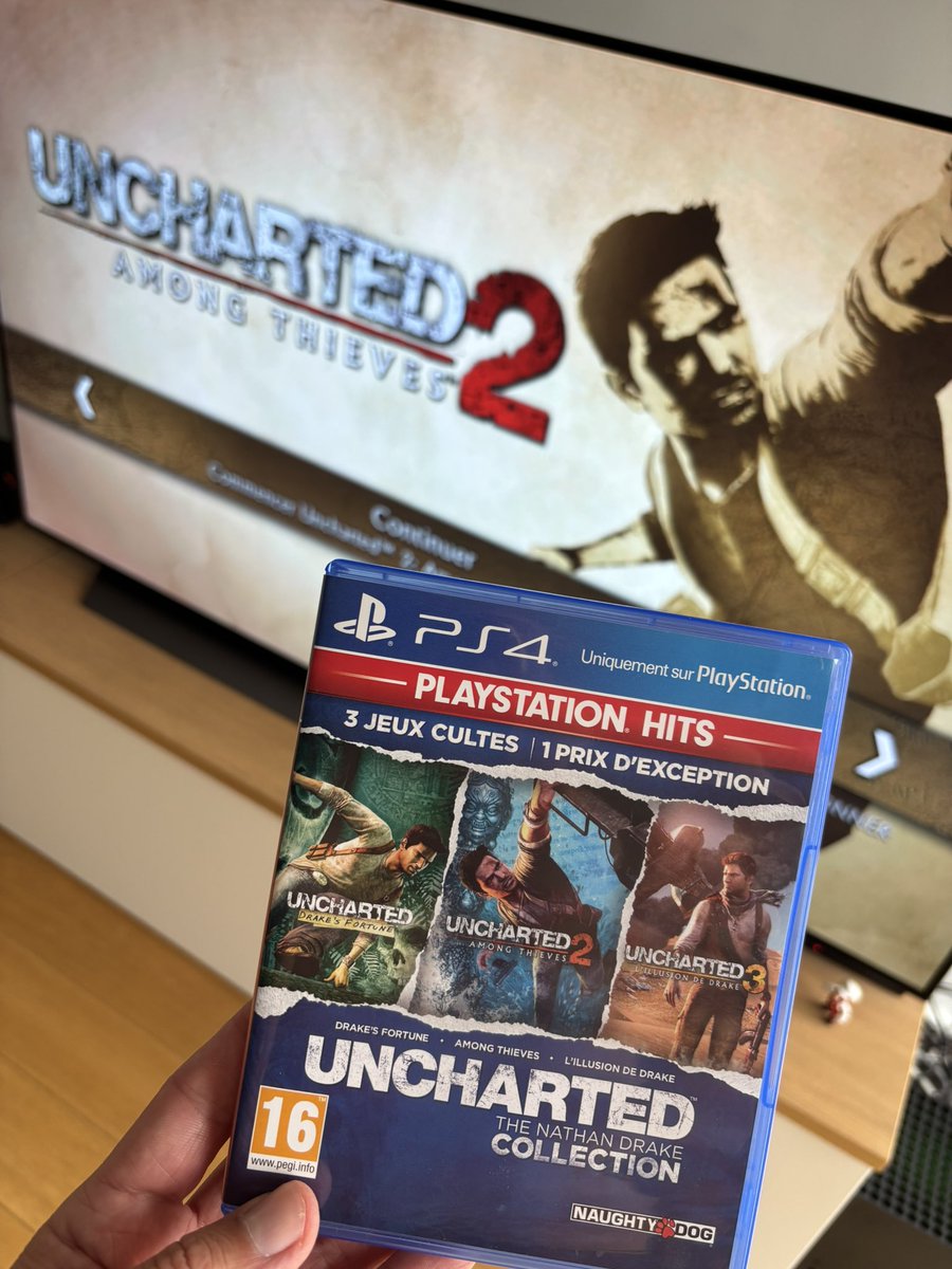 RaphJV's tweet image. Après avoir fini le premier il y a qq semaines, je lance le numéro 2 🔥 

J’ai déjà joué deux heures et mon dieu il est déjà tellement plus fun que le premier.

C’est bien parti. 👍
#Uncharted2