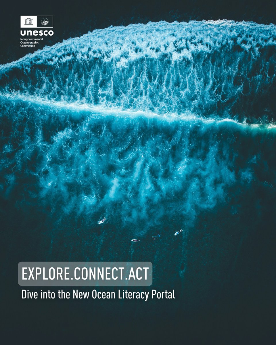 🌊 @OIocUnesco Unveils the Updated Ocean Literacy Portal!

🌍 Dive in today, and be part of a global movement for ocean literacy.
🔗 Explore the portal: oceanliteracy.unesco.org

#OceanScience #OceanAction #OceanLiteracy