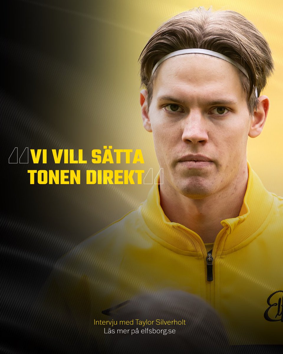 💬 Man har inte råd med att vara avvaktande första kvarten utan vi vill sätta tonen direkt, få med oss publiken och köra på från start.

🔗 Taylor Silverholt inför dagens match: elfsborg.se/2025/07/05/sil…
____
#vitillsammans #elfsborg #borås