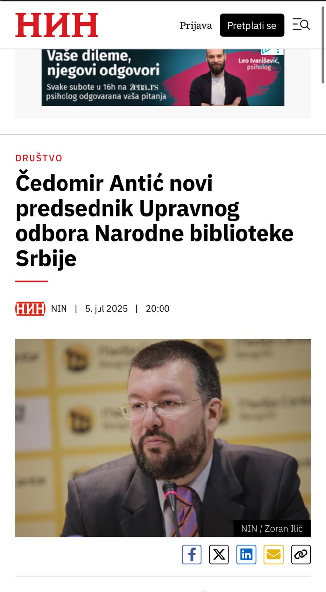 StojakovicL_'s tweet image. Postaviti Čedomira Antića na čelo Narodne biblioteke je kao dati piromanu da čuva arhivu.
Institucije nam već gore, država se pravi da ne vidi dim. Ako biblioteke vode oni kojima nije stalo do znanja, budućnost nam je jasna: pročitana i otpisana.
