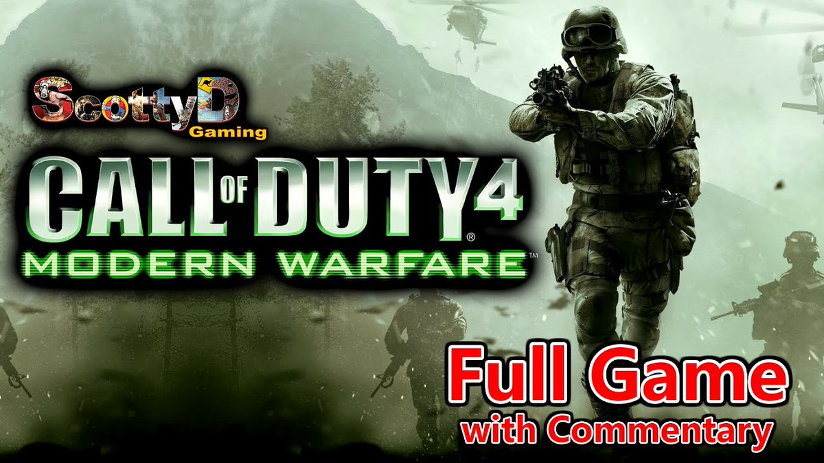 ScottyDGamingYT's tweet photo. COD4 is the BEST shooter ever made:
https://t.co/O0gmgnDLzb

Full game playthrough, LETS DO THIS.

#COD4 #MODERNWARFARE #callofduty #shooter #gaming #letsplay #longplay #FPS https://t.co/4yTWUQA9fm