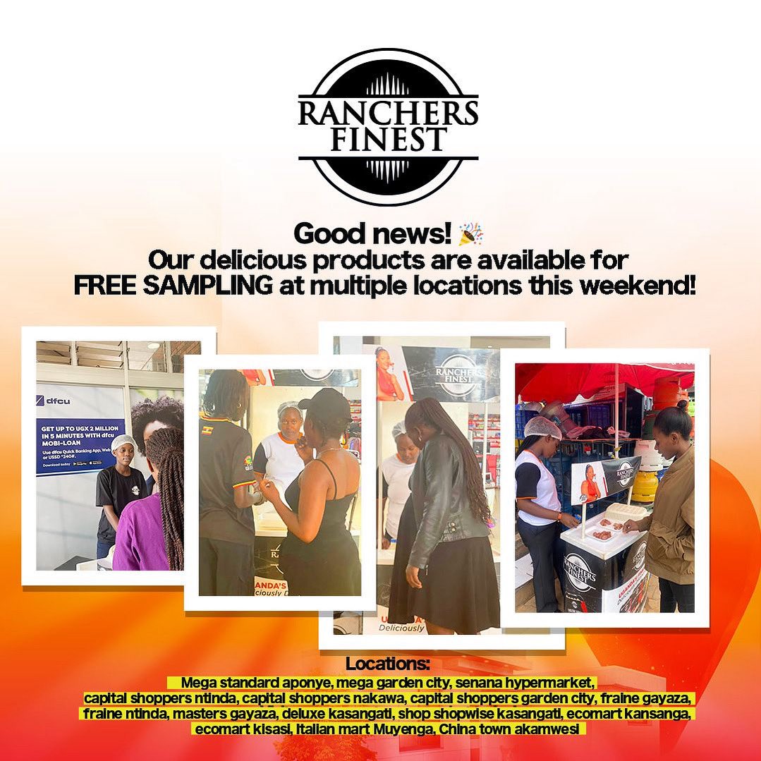 Come on over and get a taste of something delicious.

📍Forest Mall Lugogo
💬: 0785711697
🌍ranchersfinest.net

#RanchersFinest #trending #meatsupermarket #ugandan