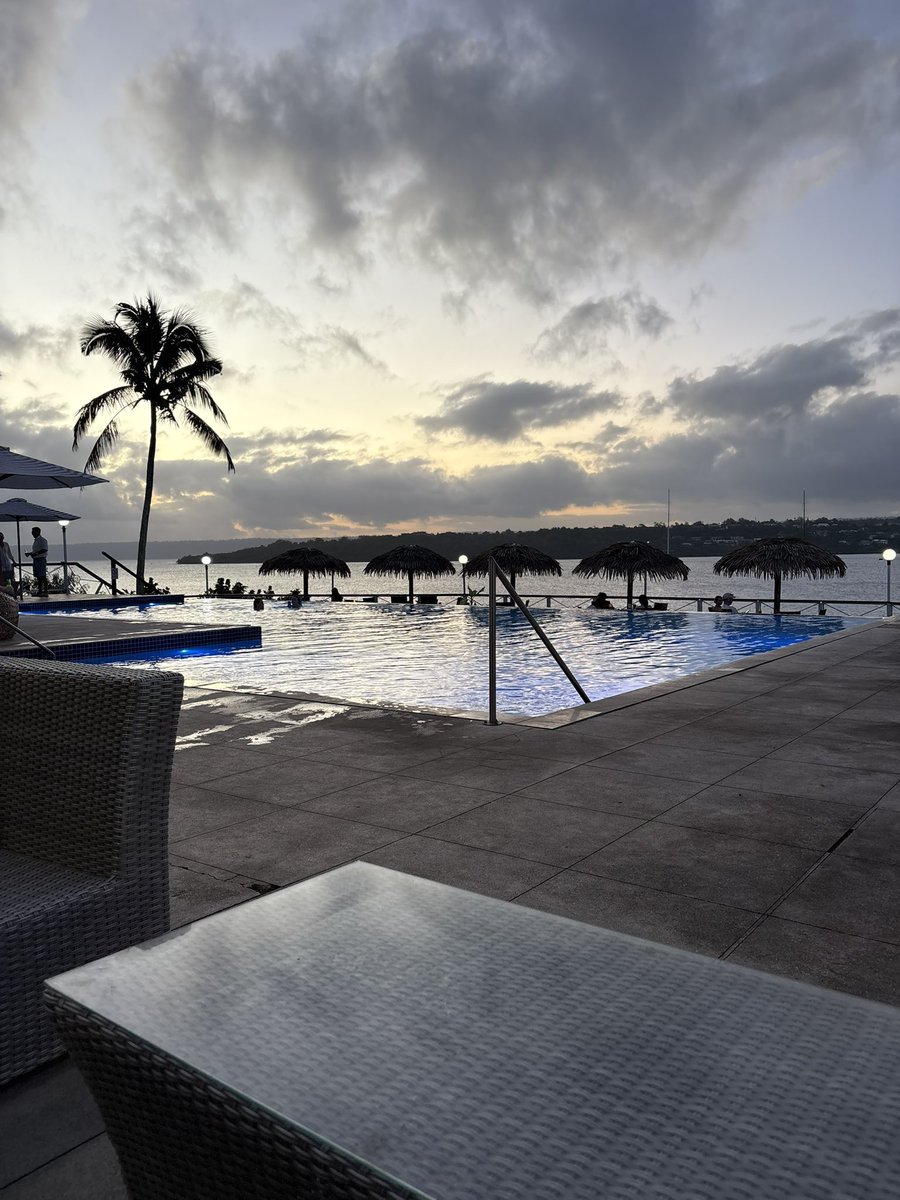 Hot tip. Bring kids to a resort, drinking cocktails by the pool you don’t stop parenting &amp; let them run a muck. Kicking a footy over the pool, hitting people, knocking shit over &amp; doing nothing. may have kicked footy off cliff into the ocean. Walk back to our table with applause.