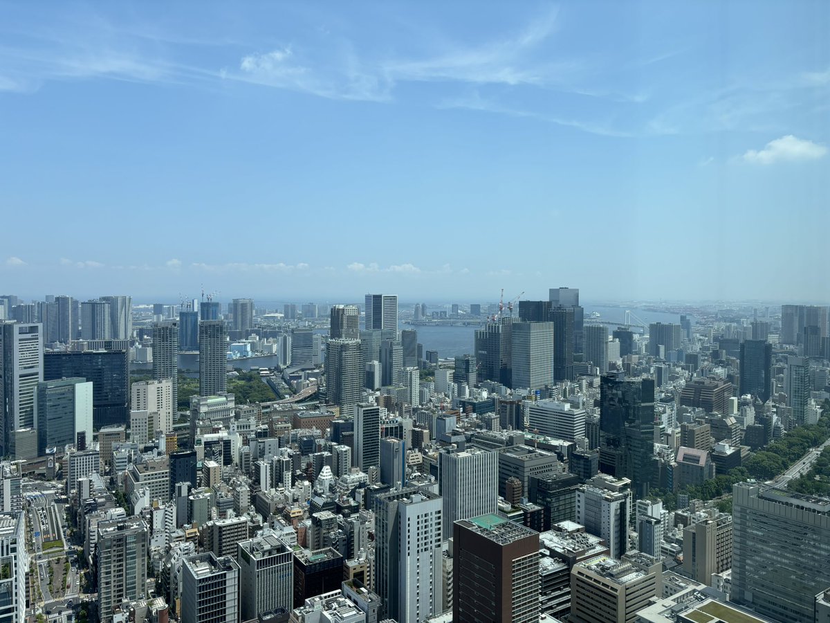 charlieb_lucy's tweet image. 安定のAndaz Tokyo. Gymの開放感が◎