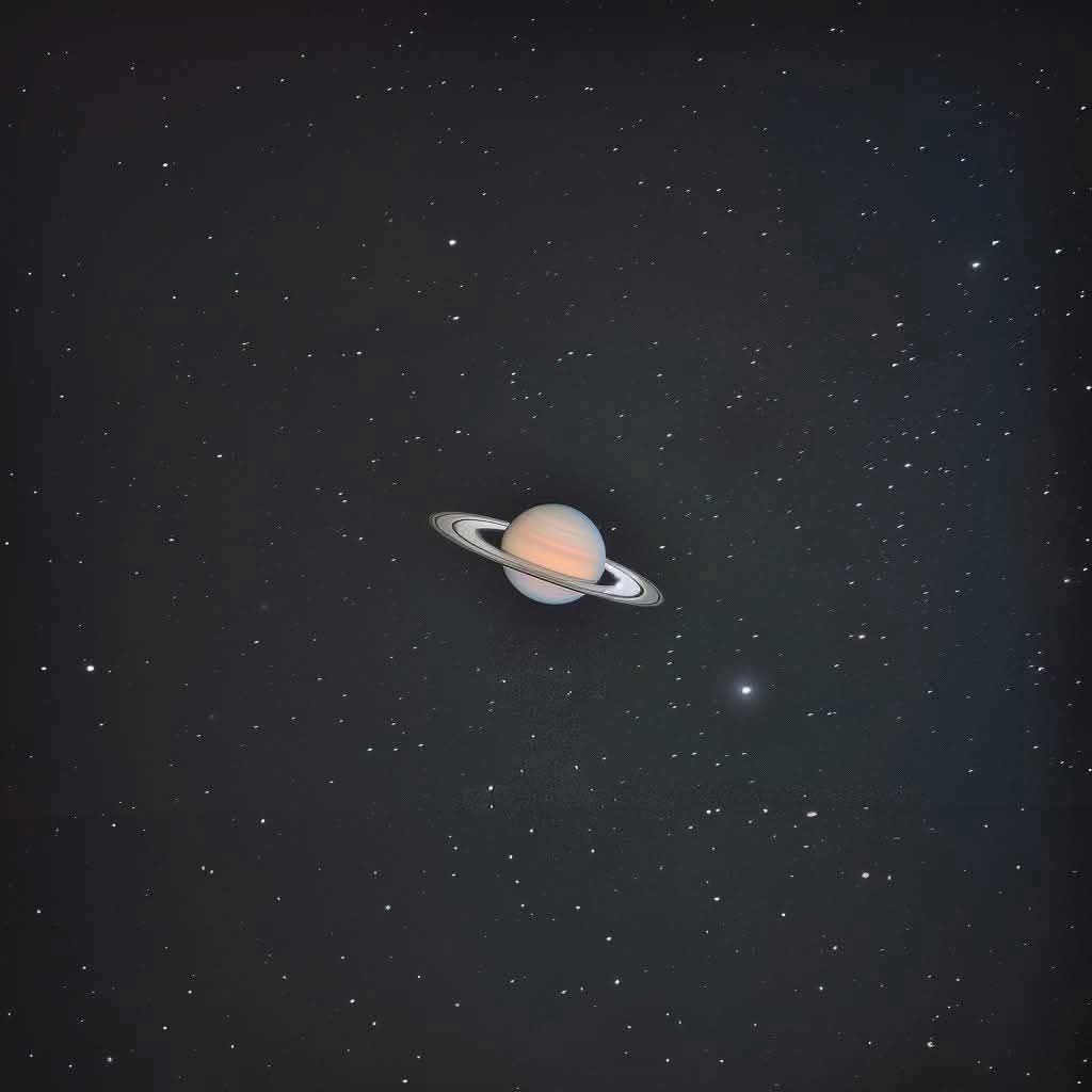Saturn as seen from a 6” telescope 🔭