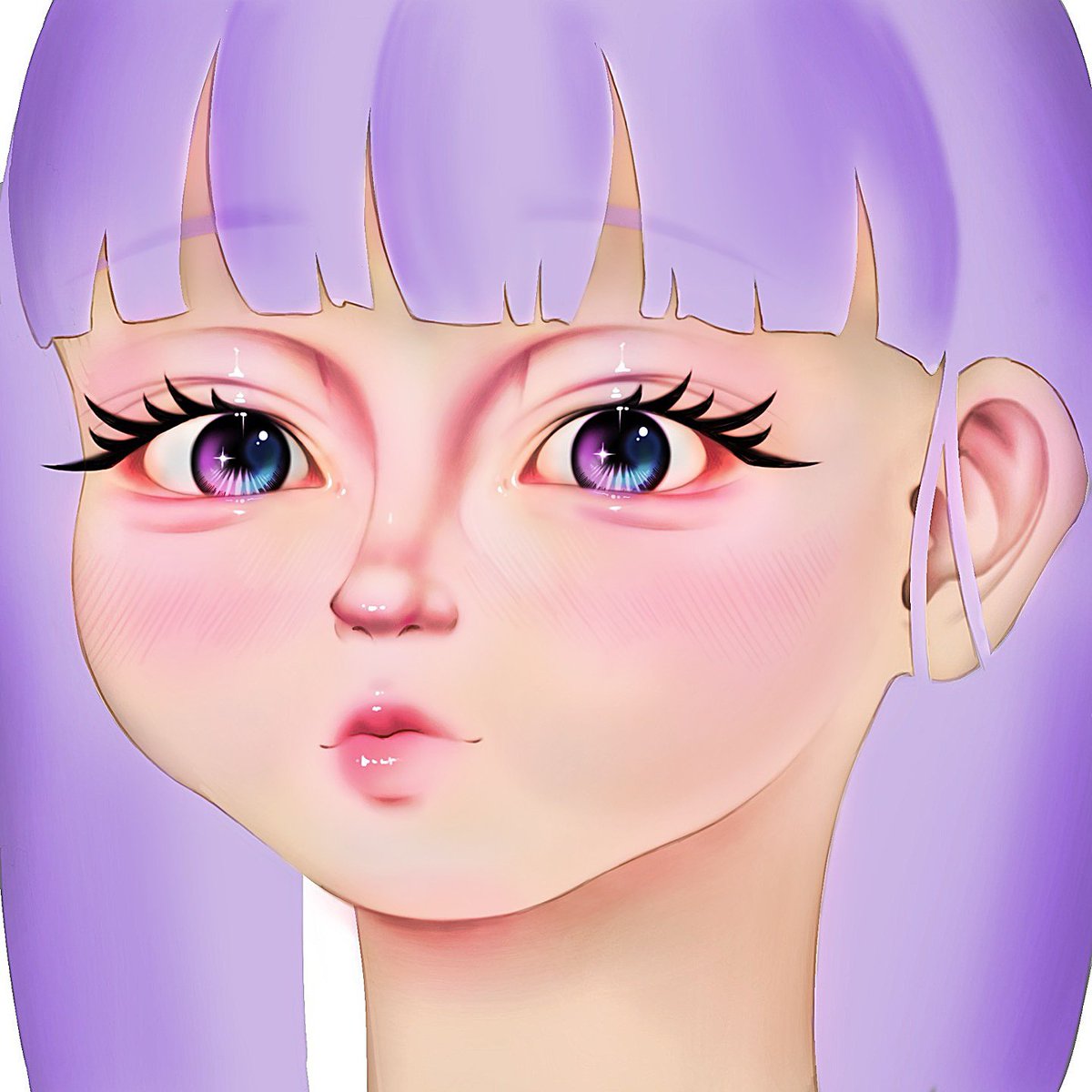 이오몽 볼빵빵
#그림러_𝕏친소 
#그림러𝕏친소 
#이오몽 
#Omong_Art 
#Vtuber 
#イラスト