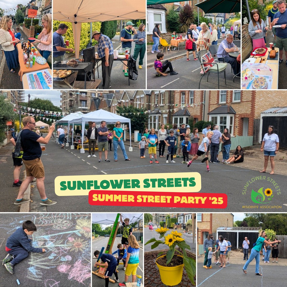 FUN TIMES! From welly-wanging to King Athelstan quizzing, cake competitions to games galore, &amp; bottle tombolas to BBQ-fuelled neighbourly banter, this is what street parties are all about! PLUS we raised over £121 for <a href="/rbkares/">RBKares</a>.🌻🍻🤸🏽 #Norbiton #Community #Kingston2025 #PlayingOut