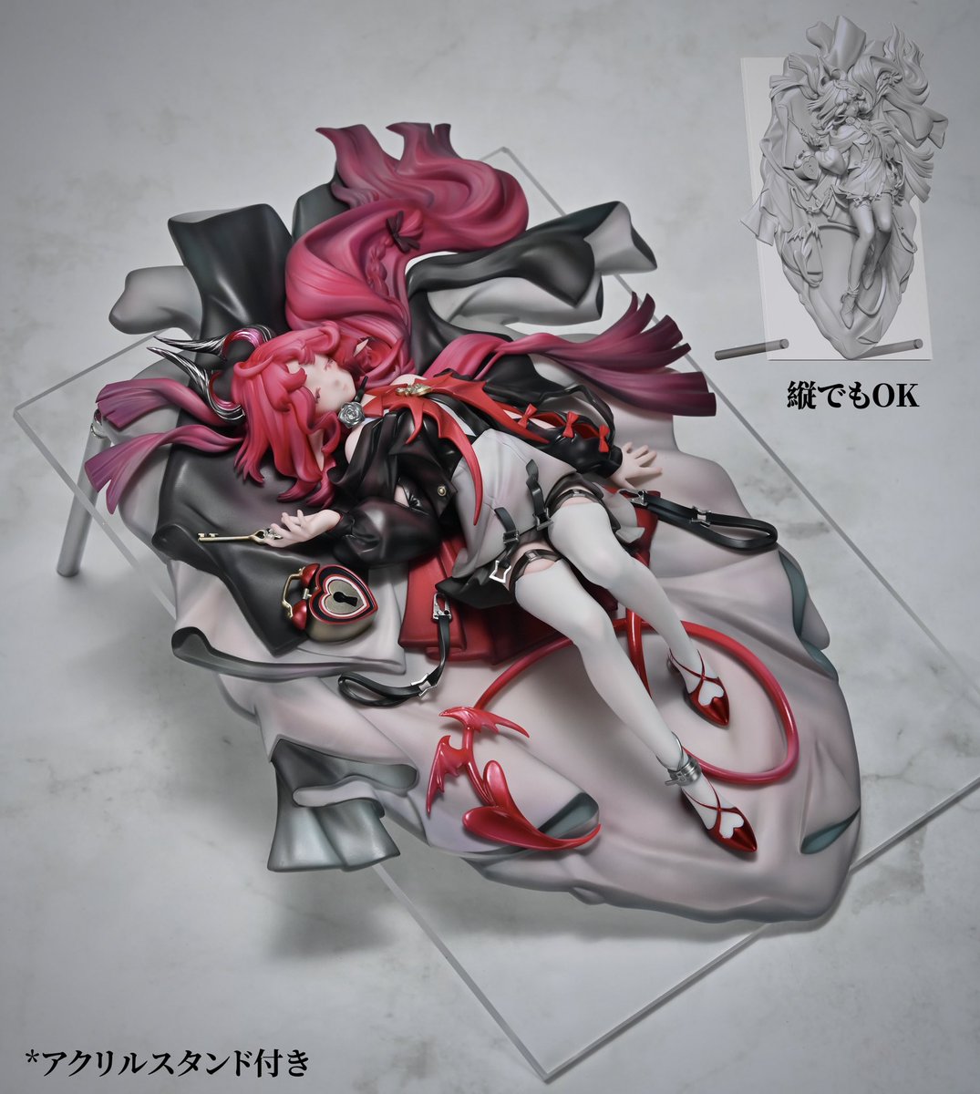アークナイツ　ニンフ
WF2025S 4-16-13にて展示&amp;販売します
原画：<a href="/YUJIfantasia/">YUJI</a> 
原型：私
塗装：<a href="/nekoya0215/">🐈‍⬛猫也ねこやWF2025夏4-16-13</a> 
撮影:   <a href="/RobinsonDH2021/">欧根亲王家的奥斯卡</a> 
価額：32000円
サイズ：約 270mm

※未塗装未組立のガレージキットです
がくぶちなし  アクリルスタンド付き
よろしくお願いいたします
#WF2025夏 #arknights