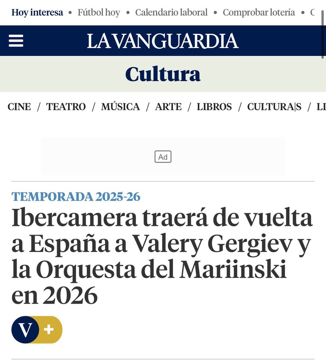 Gerashchenko_en's tweet image. I decided to look into the general situation regarding the tour of Putin’s friend, Gergiev.
And I saw that his performances are scheduled in Barcelona in 2026.
Organizers: @ibercamera / Josep Maria Prat
Venues: @palaumusicacat and L’Auditori de Barcelona.

Barcelona has done a…