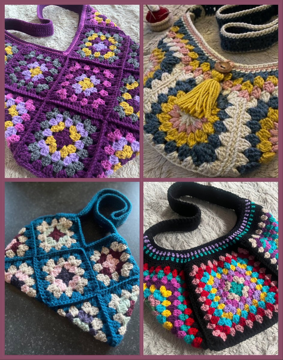 Hope everyone has a lovely day 🥰

I will be getting photos of these colourful crochet bags to finally list them in between watching tennis and cooking brunch for everyone. I love Sundays 🧶

dwcrochetpatterns.etsy.com

#MHHSBD #craftbizparty #smartsocial #sundayfringe #Wimbledon