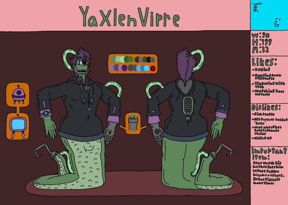 RaxmanArtist's tweet image. New reference for Yaxlen Vipre!