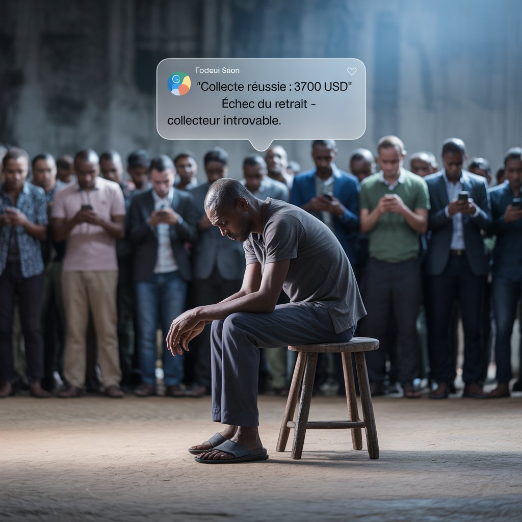 paygroupapp's tweet photo. Ils ont cotisé 3700$ pour aider un ami en deuil.
Mais la personne chargée de remettre l'argent a disparu.
Plus jamais ça.
Avec PayGroup, aucun retrait sans l’accord du groupe.
Sécurisé. Transparent. Retrait via mobile money 🇨🇩
#Solidarité #PayGroup https://t.co/OfkfMeUfz7