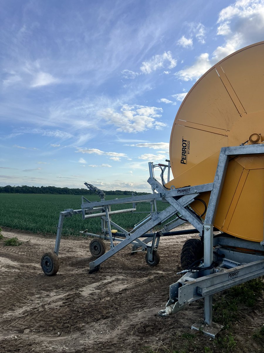 An abstraction ban imposed by the <a href="/EnvAgency/">Environment Agency</a> means these will be stood up for the foreseeable - huge knock to our profitability and the country’s #foodsecurity whilst gardens and grass keep getting water to look nice.  Hosepipe ban must be in place asap - fair’s fair <a href="/NFUtweets/">National Farmers' Union</a>