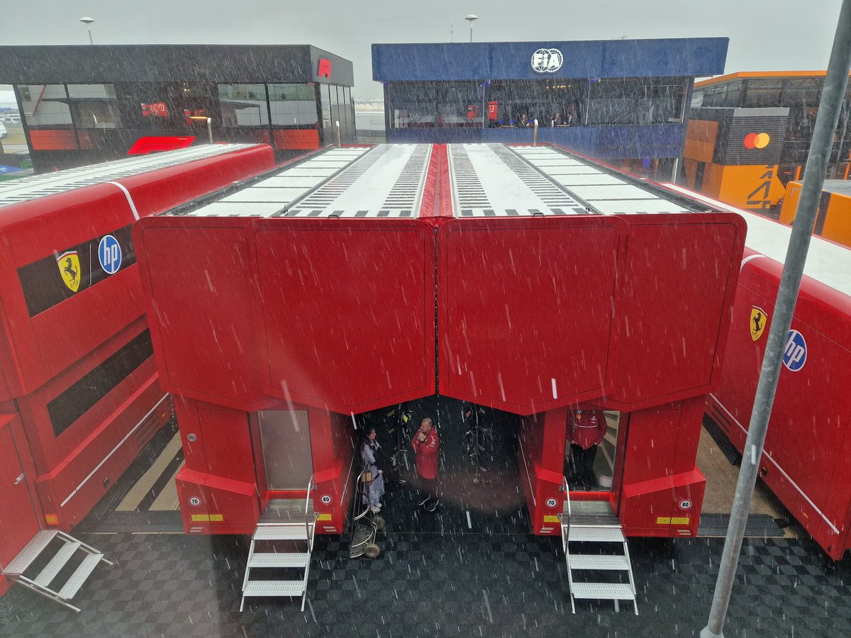 Meer regen. #F1 #BritishGP