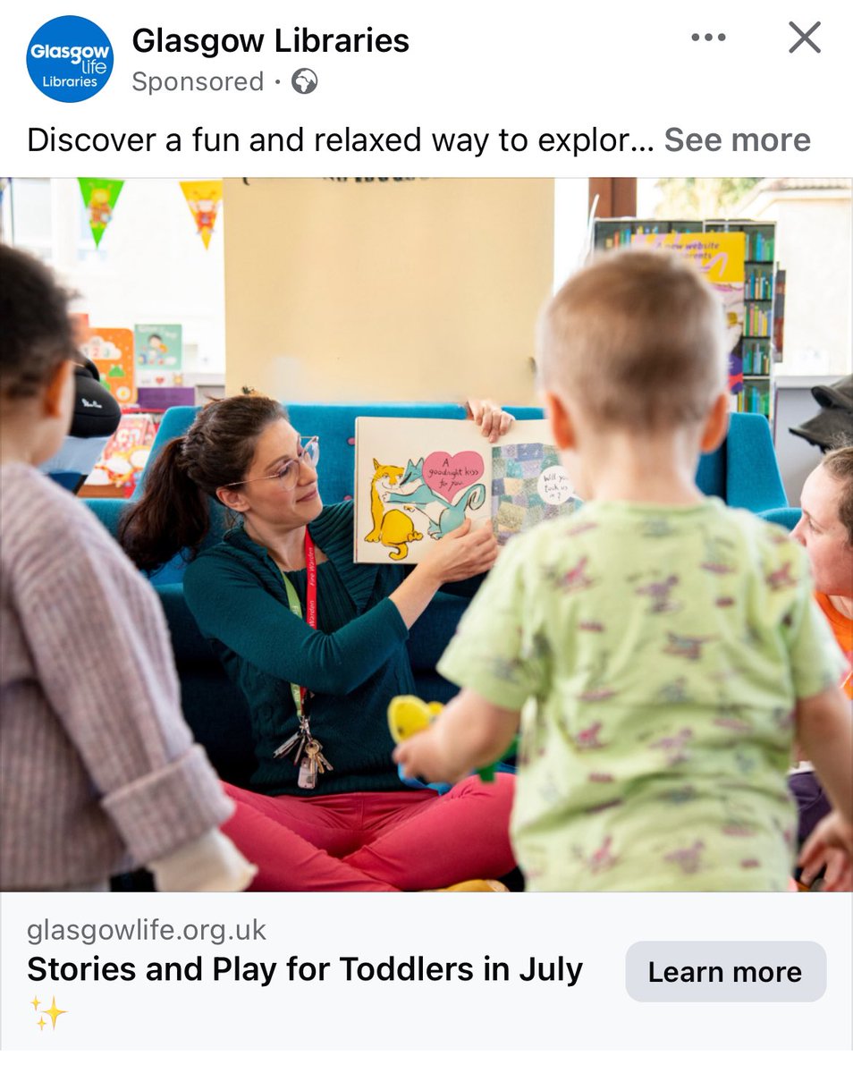 Are you looking for ideas to keep your child
busy over the summer, #followthelink for more details facebook.com/share/16UogdsD…
<a href="/glasgowlife/">Glasgow Life</a>