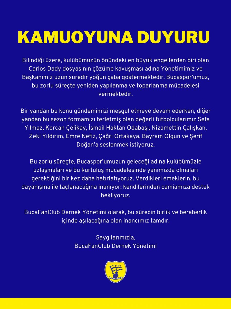#BucaFanClub #VazgeçmemAsla
