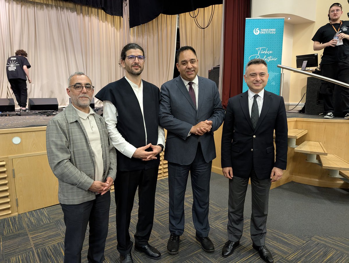 Yunus Emre Enstitüsü - London (@yeelondra) on Twitter photo <a href="/BradfordLitFest/">Bradford Literature Festival</a> <a href="/BilalKuspinar/">Bilal Kuspinar</a> <a href="/RumisCave/">Rumi's Cave</a> <a href="/Rumi_Quote/">Rumi</a> <a href="/yeeorgtr/">Yunus Emre Enstitüsü</a> <a href="/uk_mehmet/">Mehmet Karakus</a> <a href="/EUNICLONDON/">EUNIC LONDON</a> We were honoured to welcome MP Imran Hussain <a href="/Imran_HussainMP/">Imran Hussain MP</a>, Turkish Consul General Onur Sayın <a href="/TC_ManchesterBK/">Türkiye in Manchester</a>, <a href="/BradfordLitFest/">Bradford Literature Festival</a> director <a href="/SyimaAslam/">Syima Aslam</a> and Esin Çelebi, the esteemed descendant of Rumi, to share in this special evening. <a href="/BradfordLitFest/">Bradford Literature Festival</a> <a href="/BilalKuspinar/">Bilal Kuspinar</a> <a href="/RumisCave/">Rumi's Cave</a> <a href="/Rumi_Quote/">Rumi</a> <a href="/yeeorgtr/">Yunus Emre Enstitüsü</a> <a href="/uk_mehmet/">Mehmet Karakus</a> <a href="/EUNICLONDON/">EUNIC LONDON</a> We were honoured to welcome MP Imran Hussain <a href="/Imran_HussainMP/">Imran Hussain MP</a>, Turkish Consul General Onur Sayın <a href="/TC_ManchesterBK/">Türkiye in Manchester</a>, <a href="/BradfordLitFest/">Bradford Literature Festival</a> director <a href="/SyimaAslam/">Syima Aslam</a> and Esin Çelebi, the esteemed descendant of Rumi, to share in this special evening.