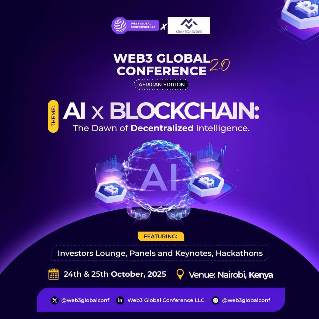 Kenya Tech Events (@kenyatechevents) on Twitter photo Here’s the latest event coming up this year the .<a href="/web3globalconf/">Web3 Global Conference LLC</a> is coming to Kenya and this time round expect talks to be led by top industry leaders and guess what there’s a hackathon within it.
#KenyaTechEvents #Nairobi. Entry is fee but you must register.
<a href="/web3globalconf/">Web3 Global Conference LLC</a> Here’s the latest event coming up this year the .<a href="/web3globalconf/">Web3 Global Conference LLC</a> is coming to Kenya and this time round expect talks to be led by top industry leaders and guess what there’s a hackathon within it.
#KenyaTechEvents #Nairobi. Entry is fee but you must register.
<a href="/web3globalconf/">Web3 Global Conference LLC</a>