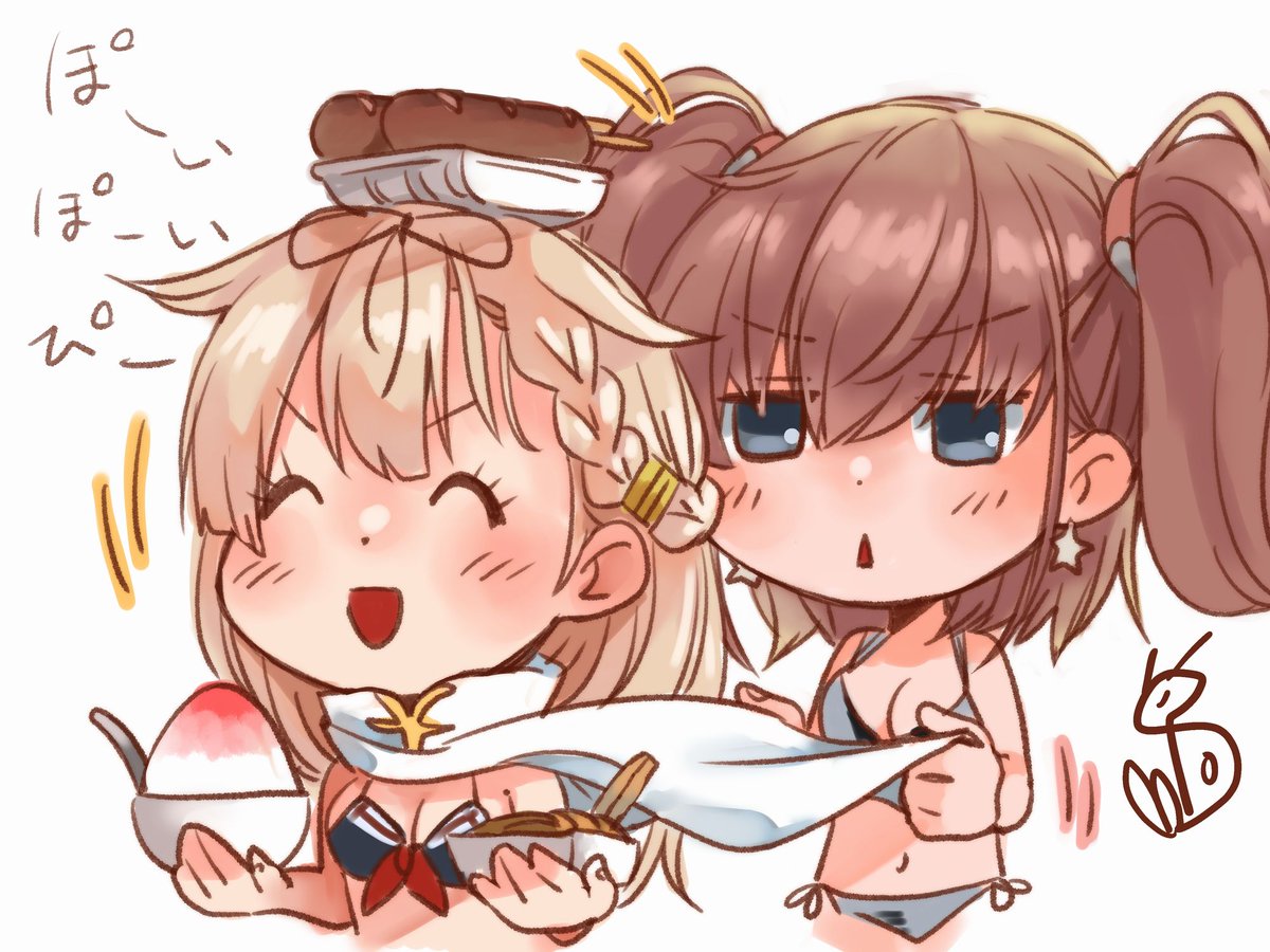 oeoeuhoho's tweet image. スクール水着ってほら、一部需要あるから…
泣かないで暁…🥹🥹🥹

#暁
#艦これ