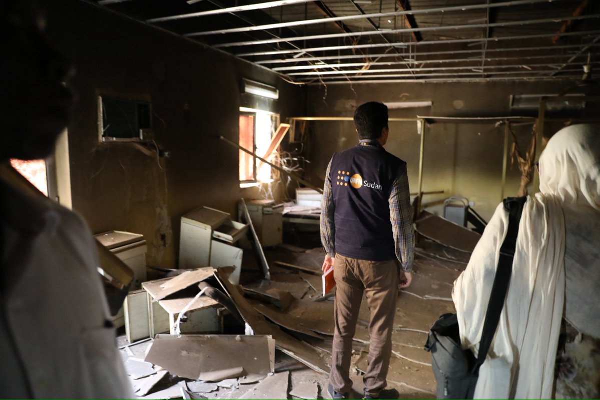 _UnfpaSudan's tweet image. During our team’s recent visit to Khartoum, they assessed extensive damage to several hospitals & held discussions on needs for enabling the return of displaced residents. The needs are overwhelming. Without maternal health services, women cannot return to their homes. #ForSudan