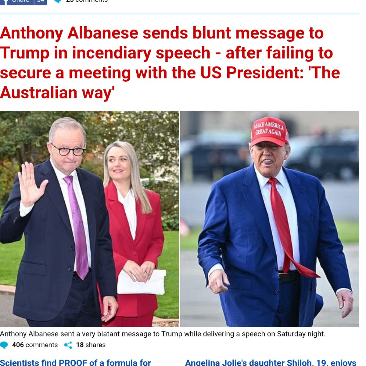 Rob Smith (@ausbobsmit) on Twitter photo Dear President Trump,
I’m an Australian, seething with rage at our utterly deplorable, weak-as-piss Prime Minister, Anthony Albanese, a slimy, gutless little liar who’s got the audacity to slag you off to our sniveling, left-wing media cesspool while cowering like a spineless Dear President Trump,
I’m an Australian, seething with rage at our utterly deplorable, weak-as-piss Prime Minister, Anthony Albanese, a slimy, gutless little liar who’s got the audacity to slag you off to our sniveling, left-wing media cesspool while cowering like a spineless