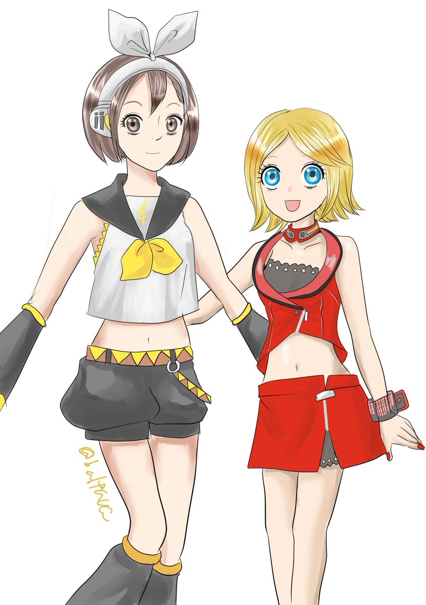 balfauce01's tweet image. モジュール交換MEIKOとリンちゃん
＃MEIKO　♯鏡音リン