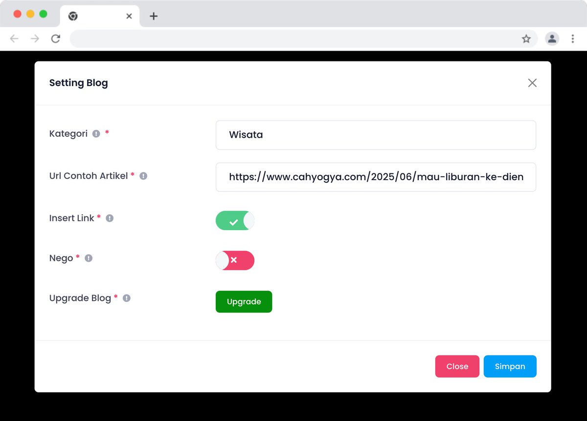 Backlink.co.id tweet media