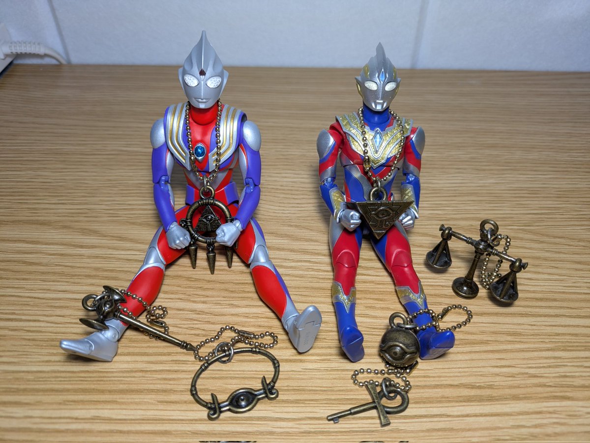 両方世代ではないんですけどね、
遊戯王は前にガチャで揃えました。
ティガちょうどいい✧⁠◝⁠(⁠⁰⁠▿⁠⁰⁠)⁠◜⁠✧