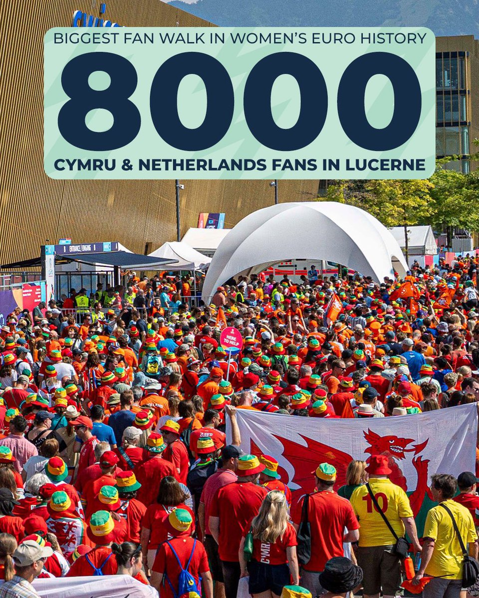 🏴󠁧󠁢󠁷󠁬󠁳󠁿🤝🇳🇱

Diolch Y Wal Goch and bedankt Oranjefans! 😍