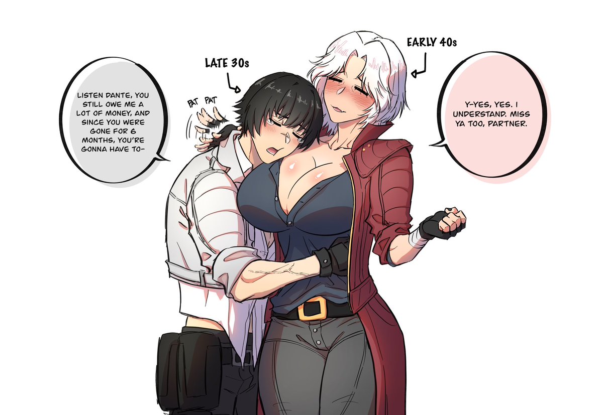 lady♂dante♀ my beloveds, gotta love their friendship(?) development 🙏 

i support a short king and his big wife-