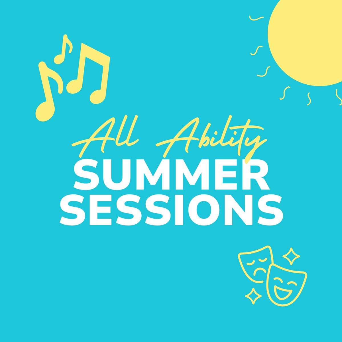 Join us for All Ability Summer Sessions!
Running every Wednesday from 2 July to 6 August at Bellshill Cultural Centre, £7 per class.
Each 90 minute session is packed with music-making, drama games, movement, rhythm, storytelling, and creativity! 
Book: ow.ly/2J0t50VNru6