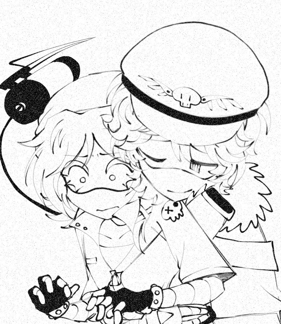 moistyghosty's tweet image. They&apos;re just hugging trust me bro &amp;lt;3