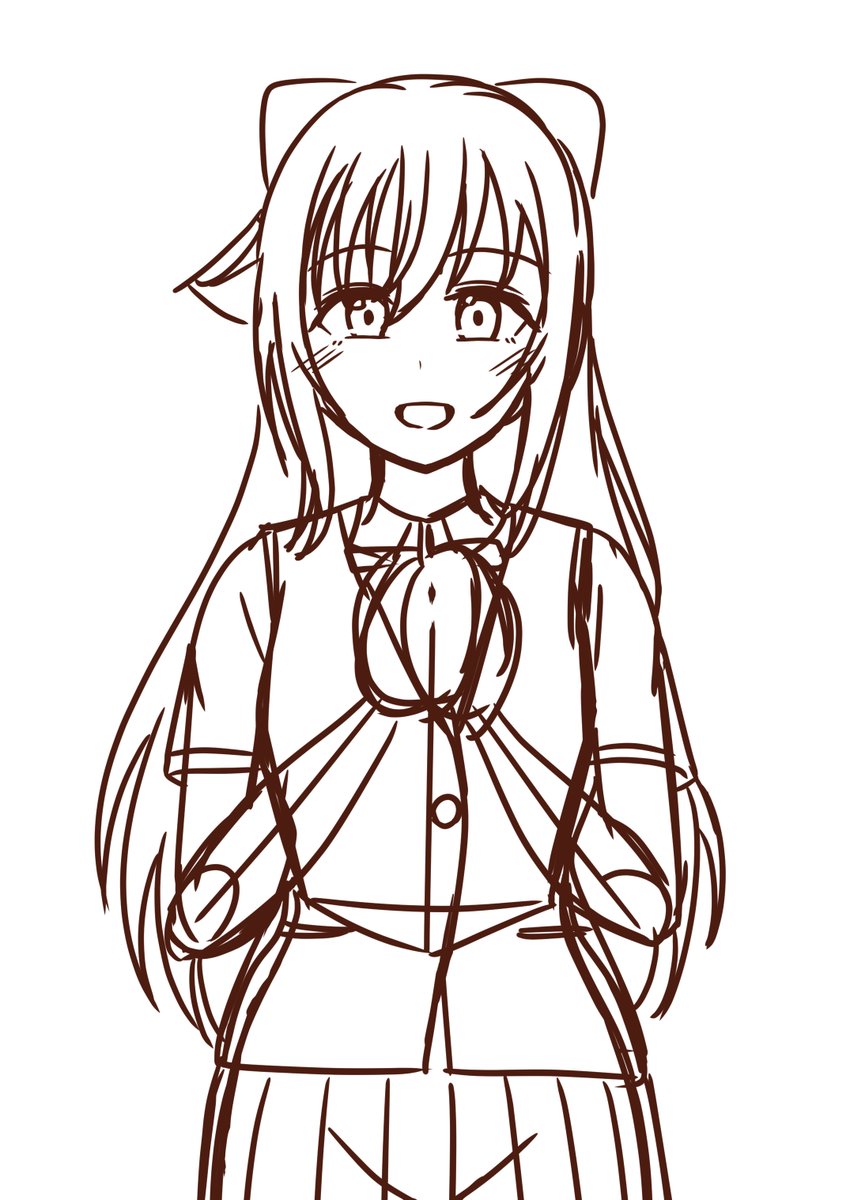 配信で描いたskebのラフまとめ 