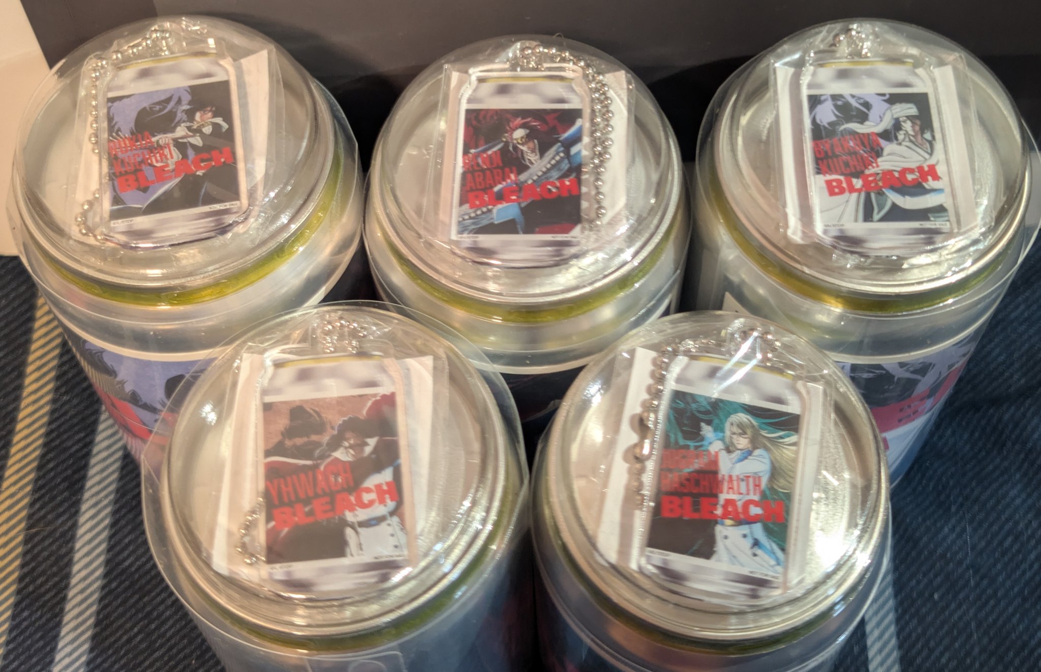 ★当たりアクキー BLEACH ラベル缶(サントリー) 朽木白哉 BLEACH ブリーチ サントリー 自販機 朽木白哉 当たり アクキー