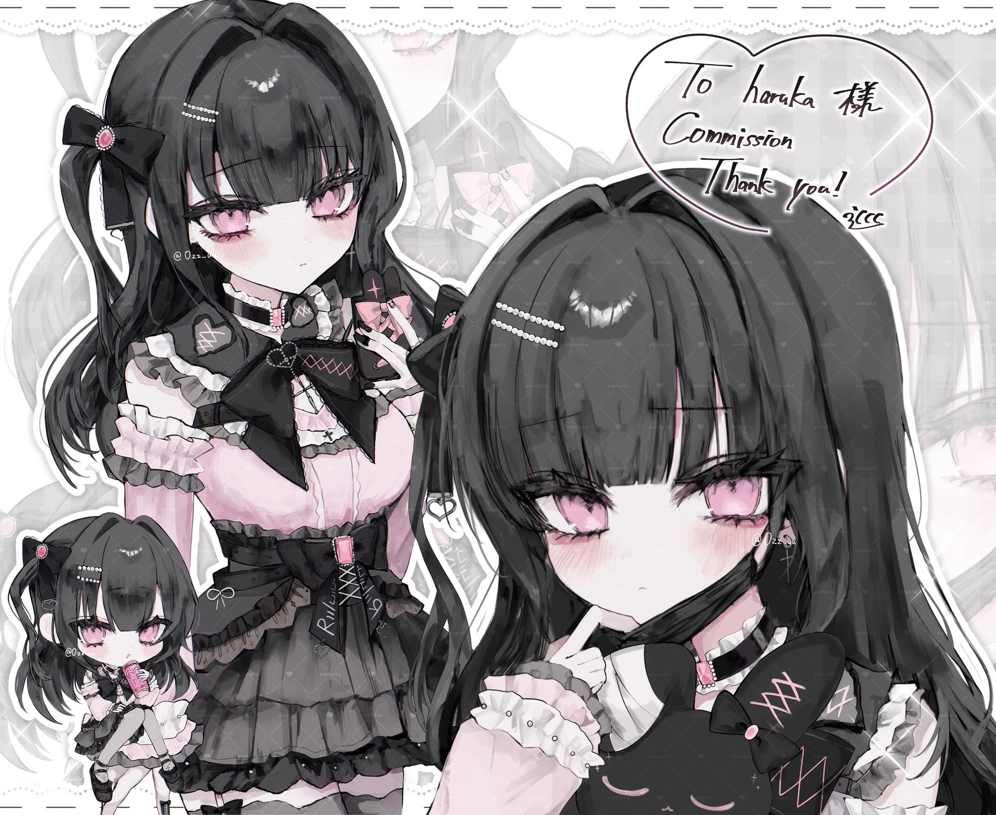 ぺぺ☆様 リクエスト 5点 まとめ商品 ありがとうございます。オリジナルイラスト ありがとうございます。オリジナルイラスト リクエスト ぺぺ☆様 5点 まとめ商品