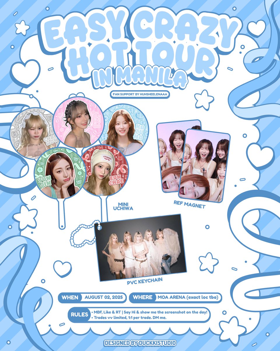huhsheelenaaa's tweet photo. .☘︎ ݁˖ LE SSERAFIM EASY CRAZY HOT TOUR IN MANILA fan support by @huhsheelenaaa &amp; @iVe0315  ݁˖☘︎. 

𐙚 MBF ‼️
𐙚 Like &amp; RT this post ‼️
𐙚 see other mechanics below
𐙚 will prio trades but vv limited 🤟🏻

#EASY_CRAZY_HOT_IN_MANILA
#EASY_CRAZY_HOT
#LE_SSERAFIM https://t.co/EvbcSXJJT4