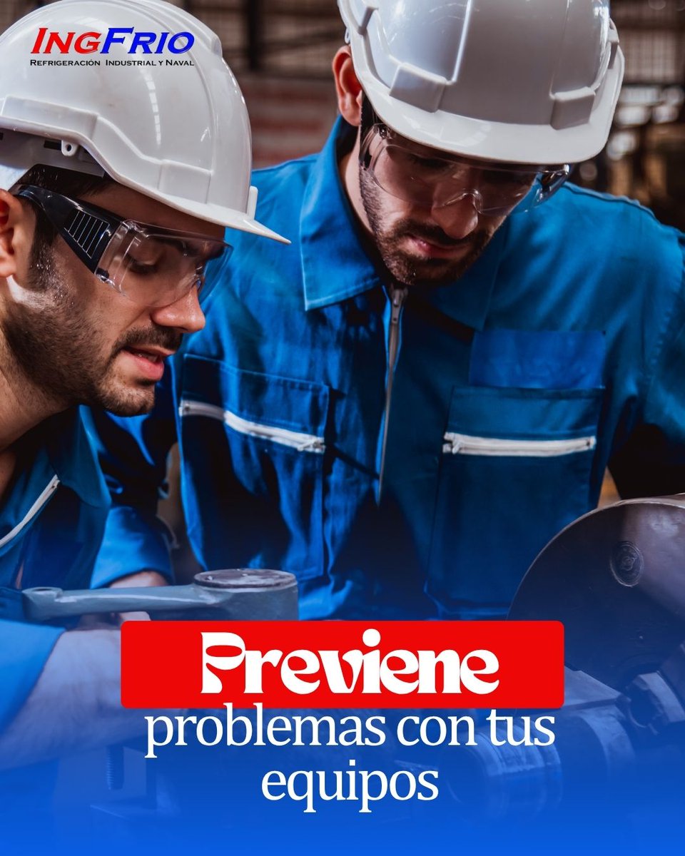 IngFrioRefri's tweet photo. ¿Sabías que el mantenimiento predictivo es esencial para prevenir averías en tus equipos de refrigeración industrial y naval?💪🔧

¡Mantén tus sistemas en óptimas condiciones y evita contratiempos!🛠️

#RefrigeraciónIndustrial #MantenimientoPredictivo https://t.co/4FXgK8h6vI