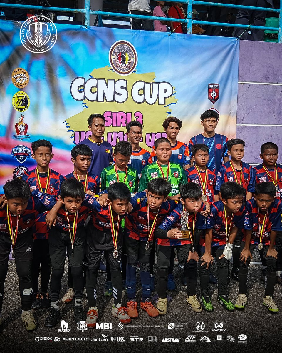 nsfc1923devt's tweet image. Pemain Liga Super @nsfc1923, Zahril Azri dan Airiel Zafran sempat meluangkan masa menghadiri Kejohanan Bolasepak CCNS Siri 3 yang berlangsung di Padang Merdeka, Port Dickson. 

#NSFC
#HobinJangHobin
#NSFCdevt
