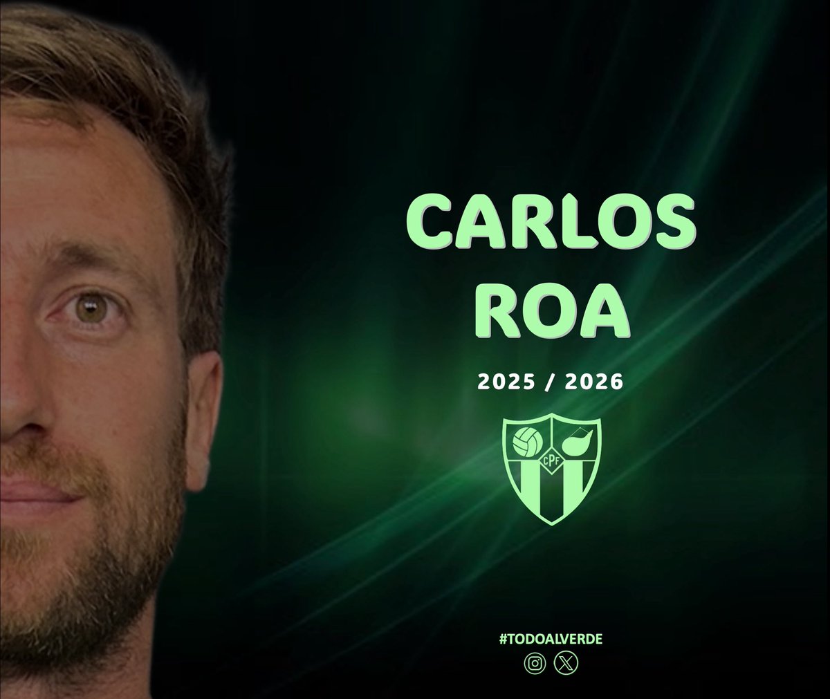 PERISO C.F. (@perisocf) on Twitter photo Renovado 🤝🏻
El capitán del Primer Equipo, <a href="/carlosdlf7/">Carlos Roa</a>, renueva una temporada más 🤩
Después de un año complicado y marcado por las lesiones, estamos deseando que empiece la temporada para volver a ver a nuestro 7 en acción 🎬⚽️
#TODOALVERDE 💚🖤 Renovado 🤝🏻
El capitán del Primer Equipo, <a href="/carlosdlf7/">Carlos Roa</a>, renueva una temporada más 🤩
Después de un año complicado y marcado por las lesiones, estamos deseando que empiece la temporada para volver a ver a nuestro 7 en acción 🎬⚽️
#TODOALVERDE 💚🖤