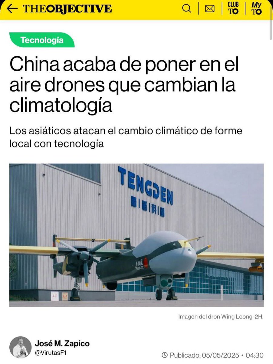 Geoingeniería climática....NO ES CAMBIO CLIMATICO ES MANIPULACIÓN DEL MISMO