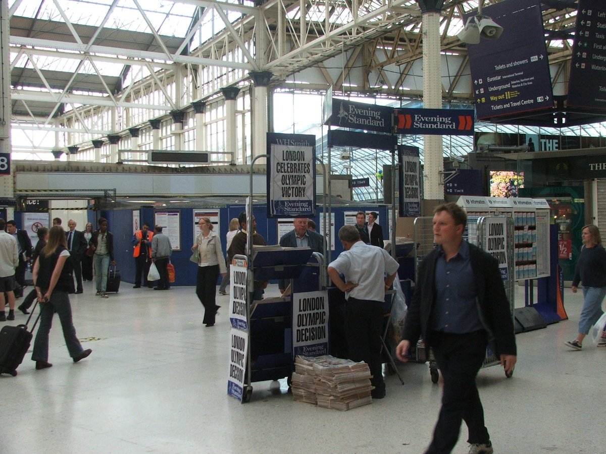 Headlines <a href="/LondonWaterloo/">London Waterloo</a> exactly 20 years ago