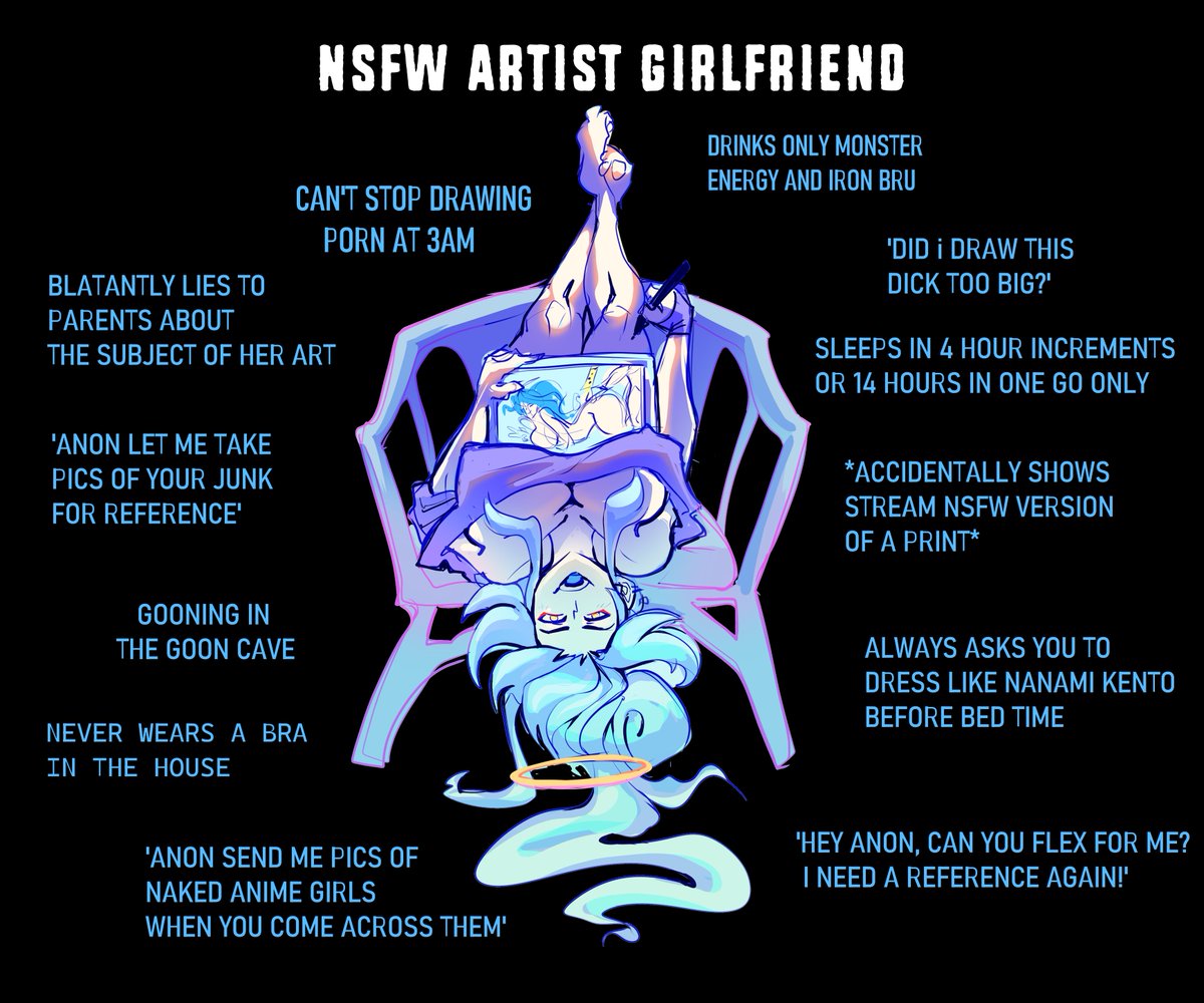 Hello new followers! very nice to meet you guys💙 I'm honeko (a Skeleton ghost Vtuber and artist)

if you like pretty undead anime girls, muscles and fromsoftware games, we'll get along great 💙💀💙

Bonus points if you watch seasonal anime &gt;:D