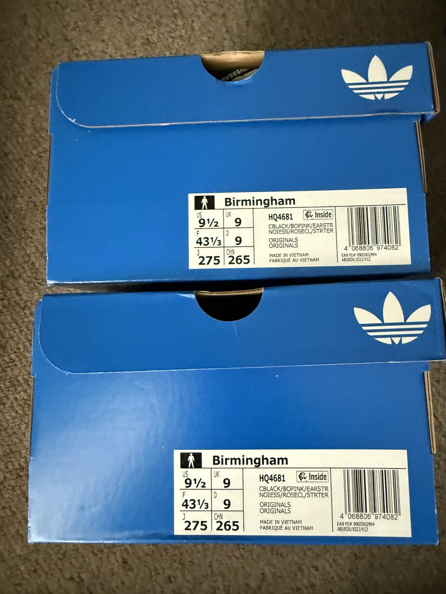 Millicodnor's tweet image. Well the other pair turned up from size? 😳